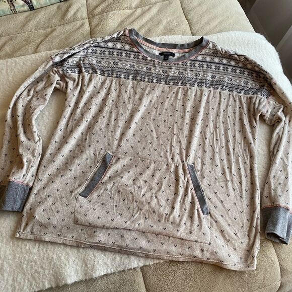 Simply Vera Vera Wang Soft Cozy Sleep Shirt Size Large - Picture 3 of 10